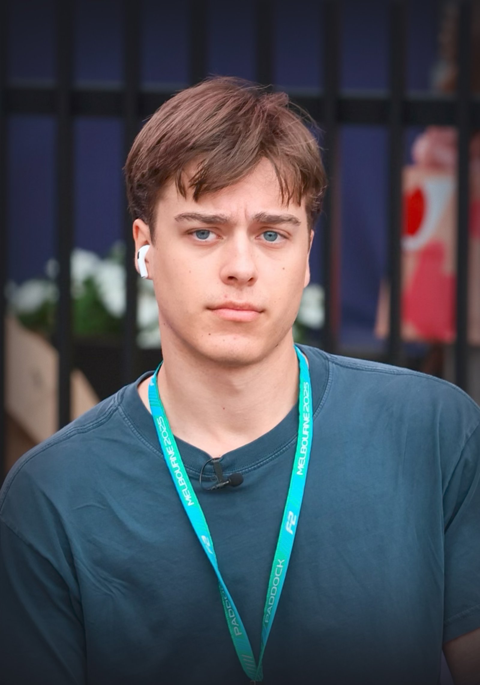 Ethan Fleetwood in the F1 paddock