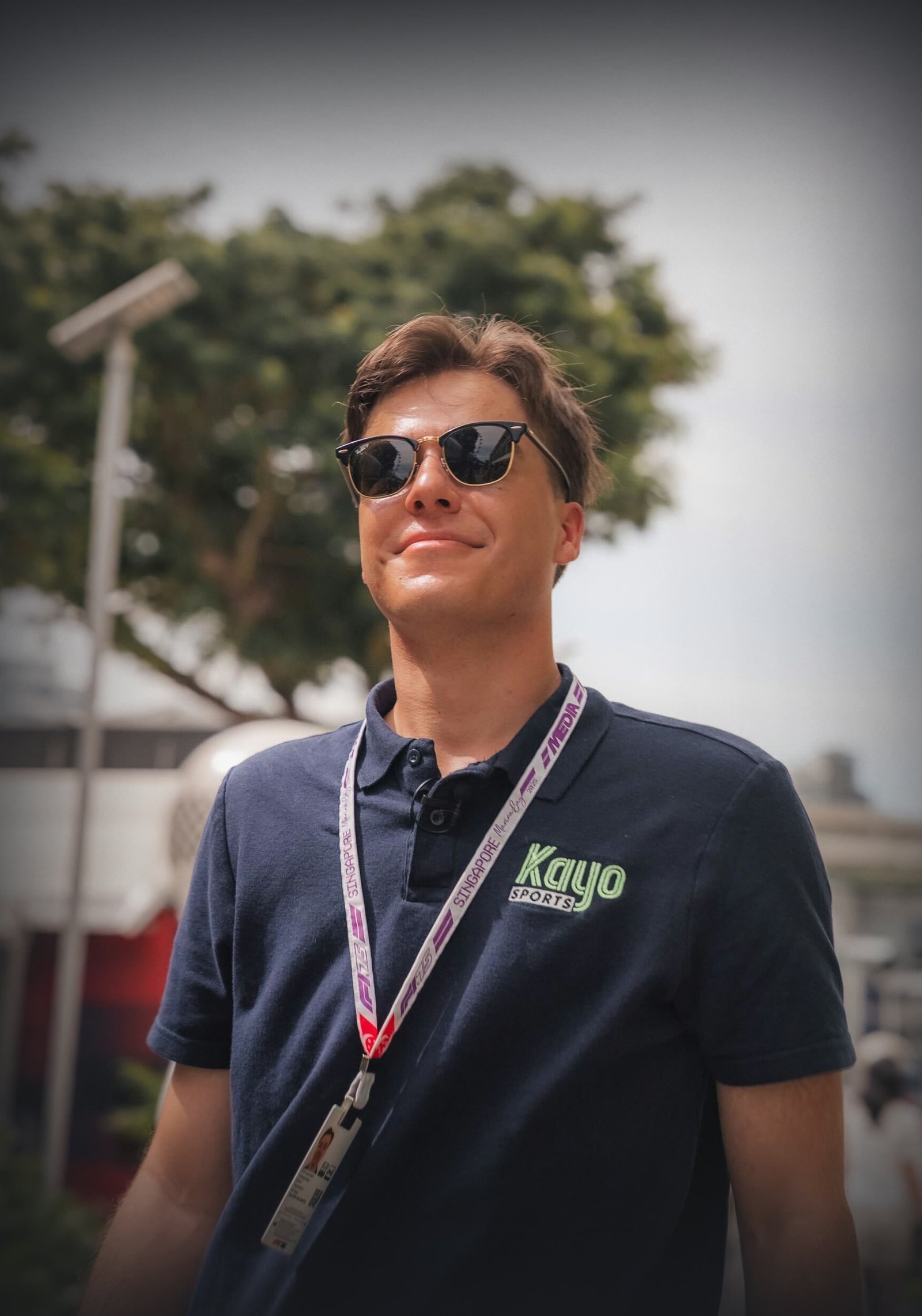 Ethan Fleetwood in the F1 paddock