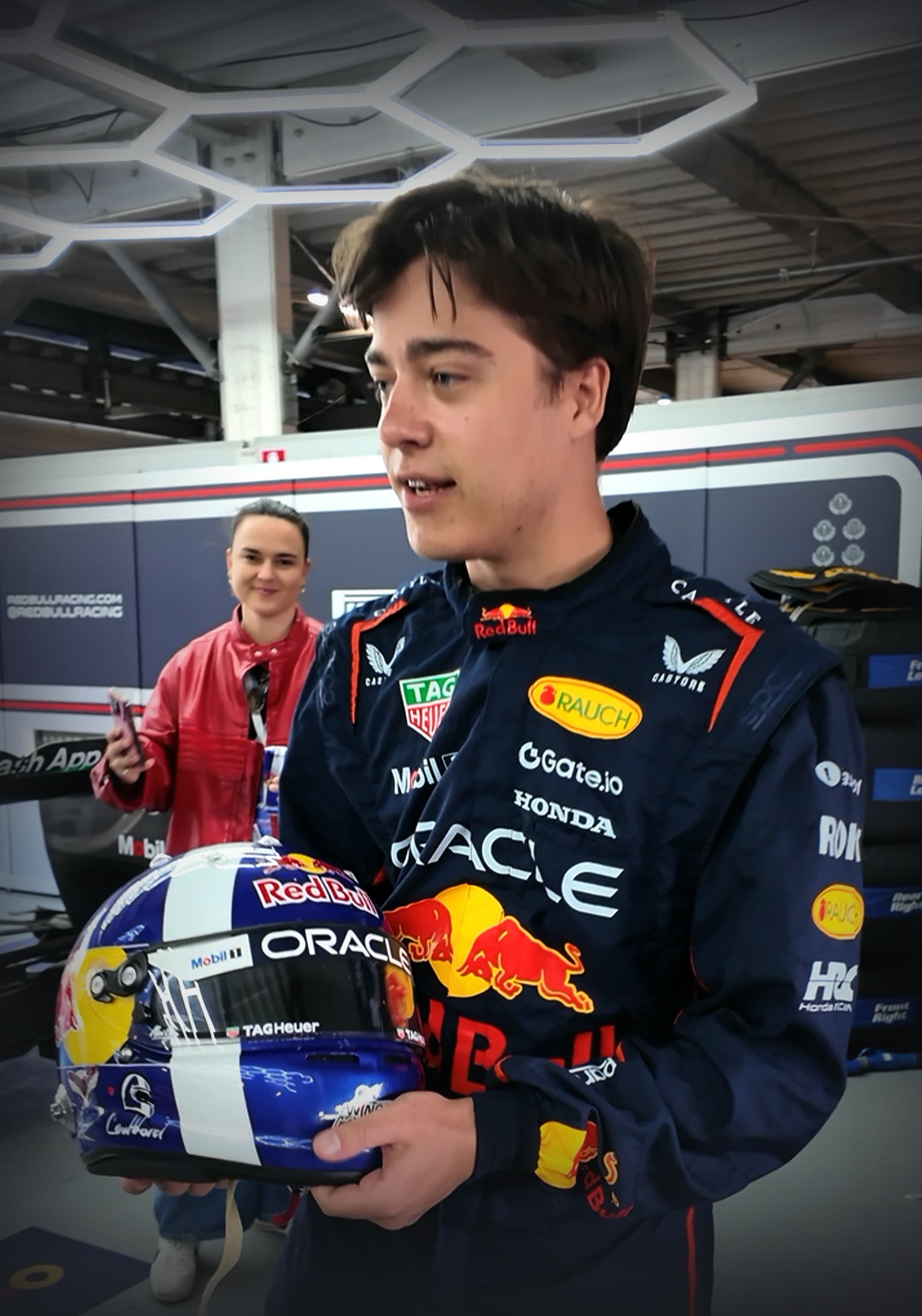 Ethan Fleetwood in the F1 paddock