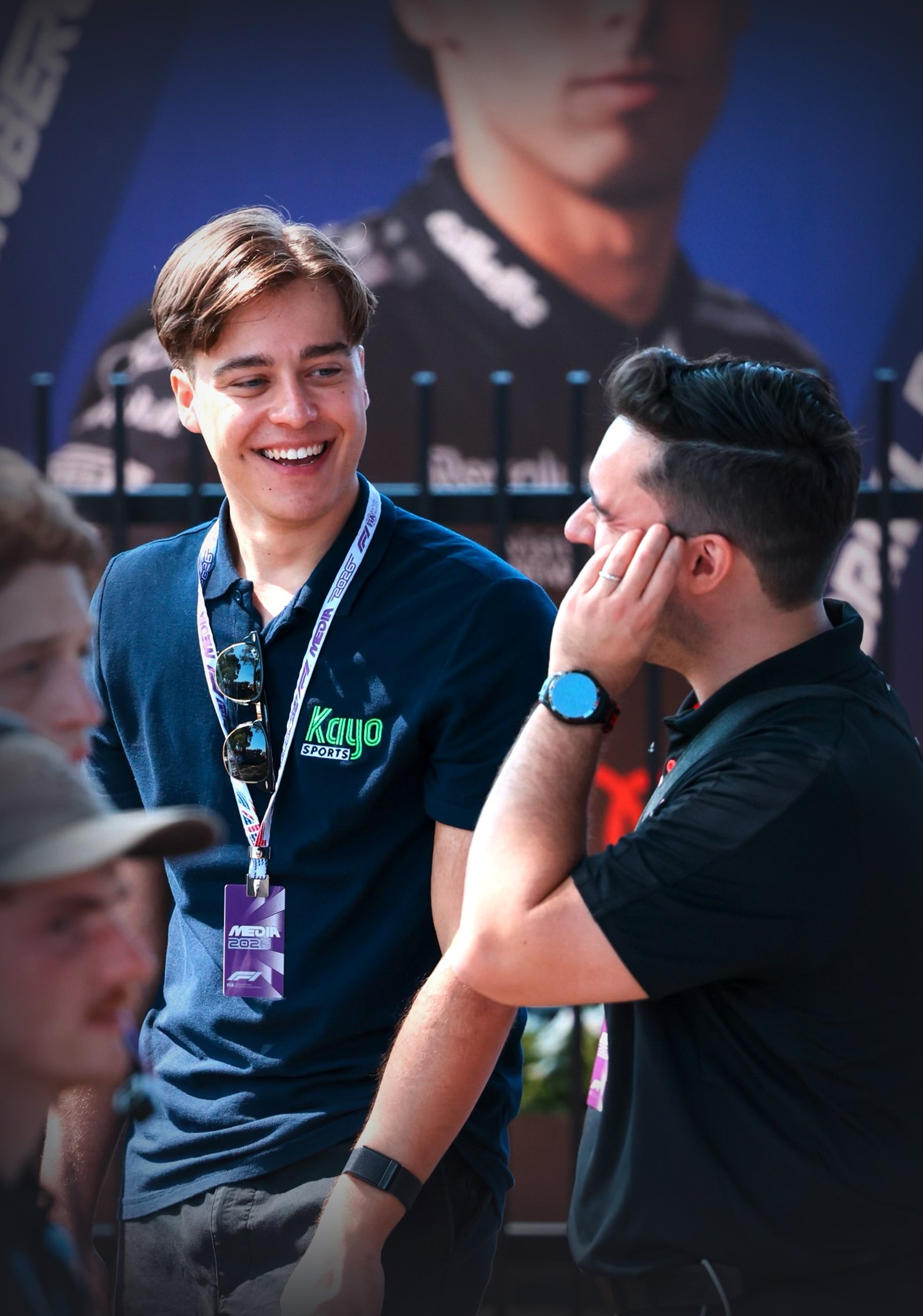 Ethan Fleetwood in the F1 paddock